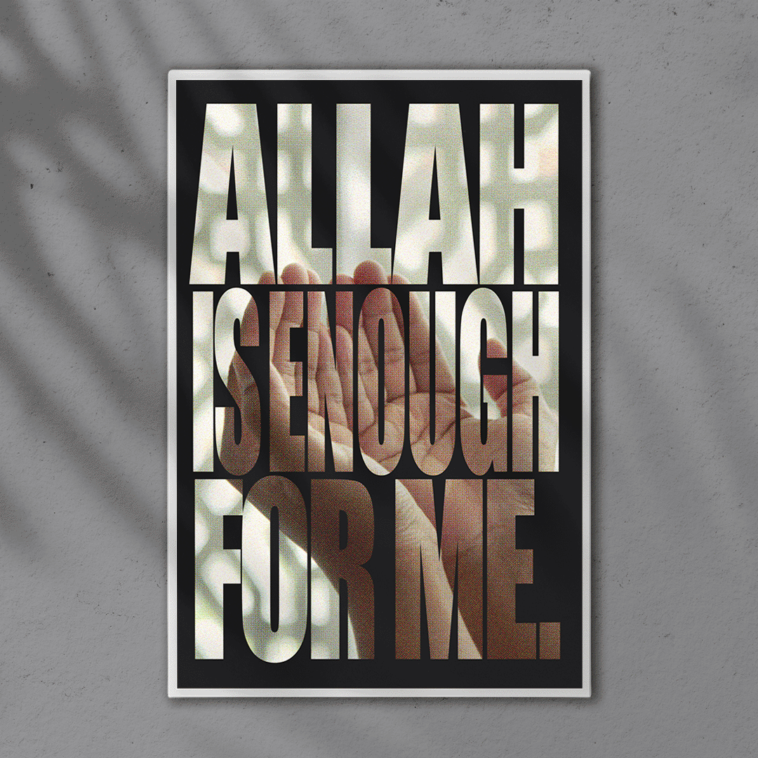 POSTER "ALLAH me suffit"  V2