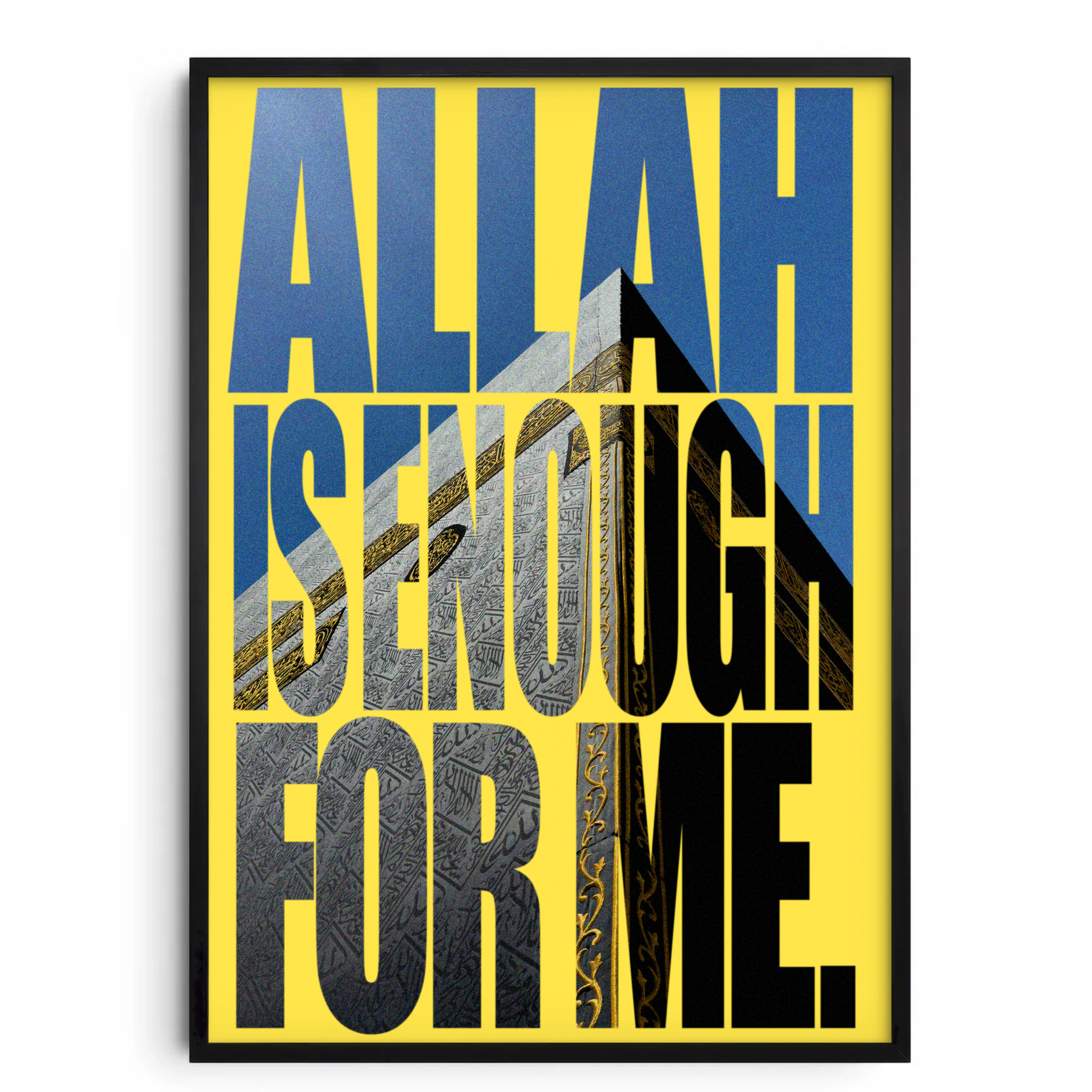 POSTER " ALLAH me suffit"