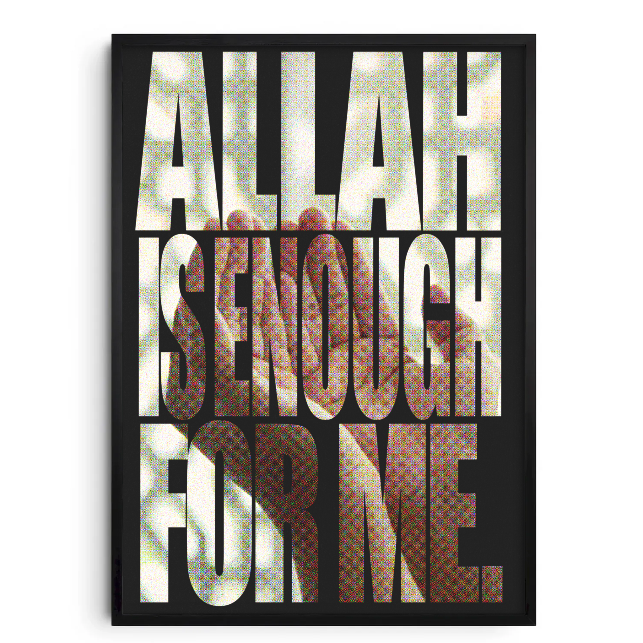 POSTER "ALLAH me suffit"  V2