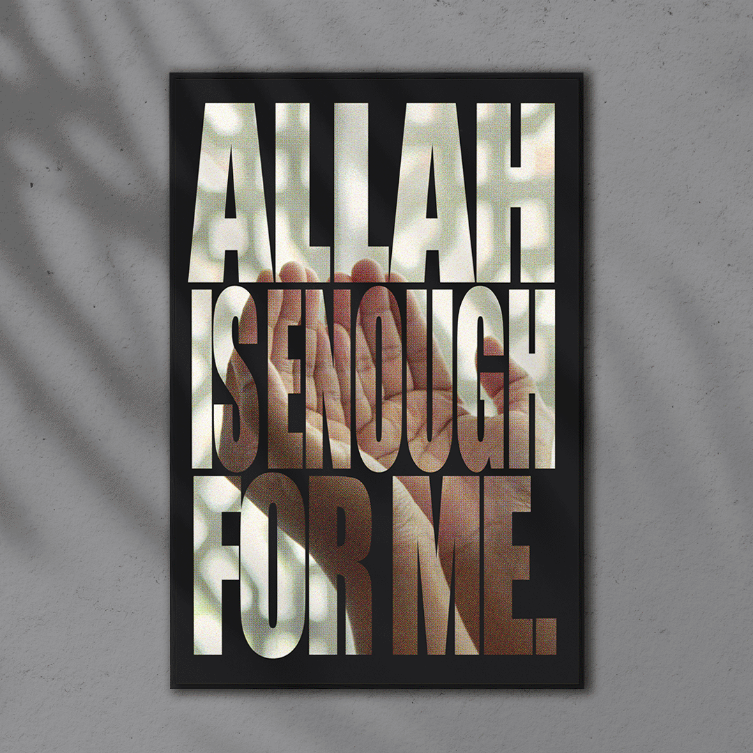 POSTER "ALLAH me suffit"  V2