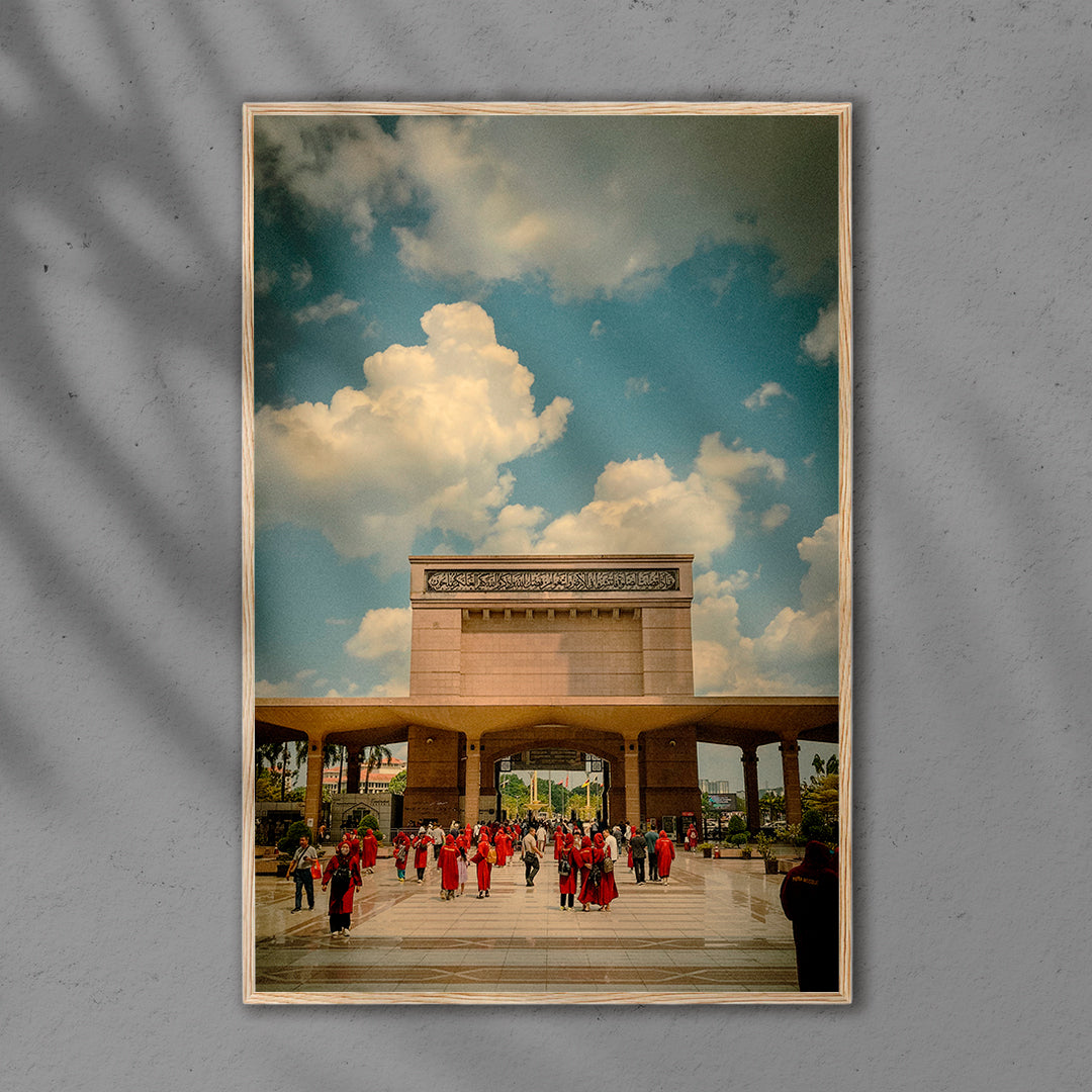 Entrée Mosquée Putra - Putrajaya