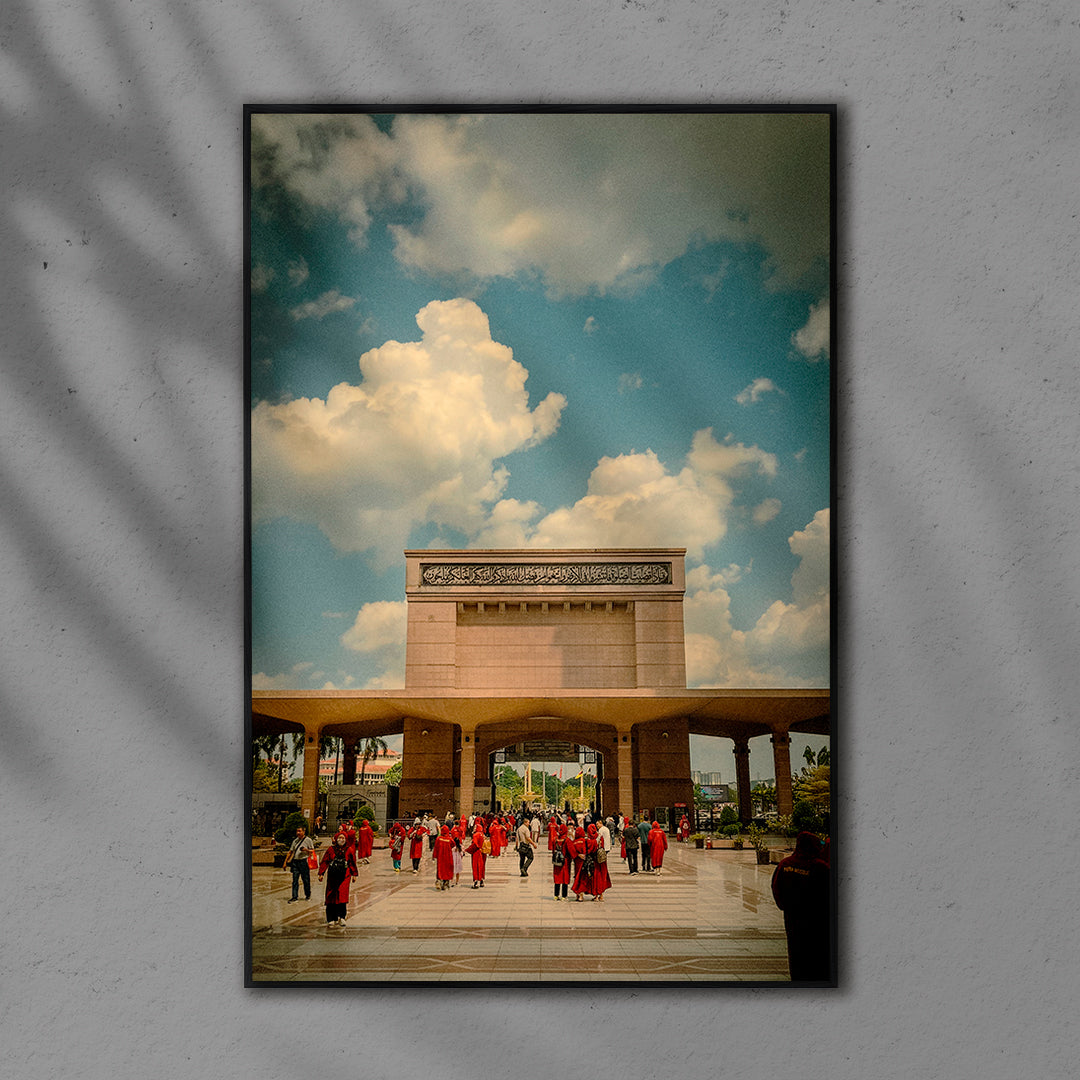 Entrée Mosquée Putra - Putrajaya