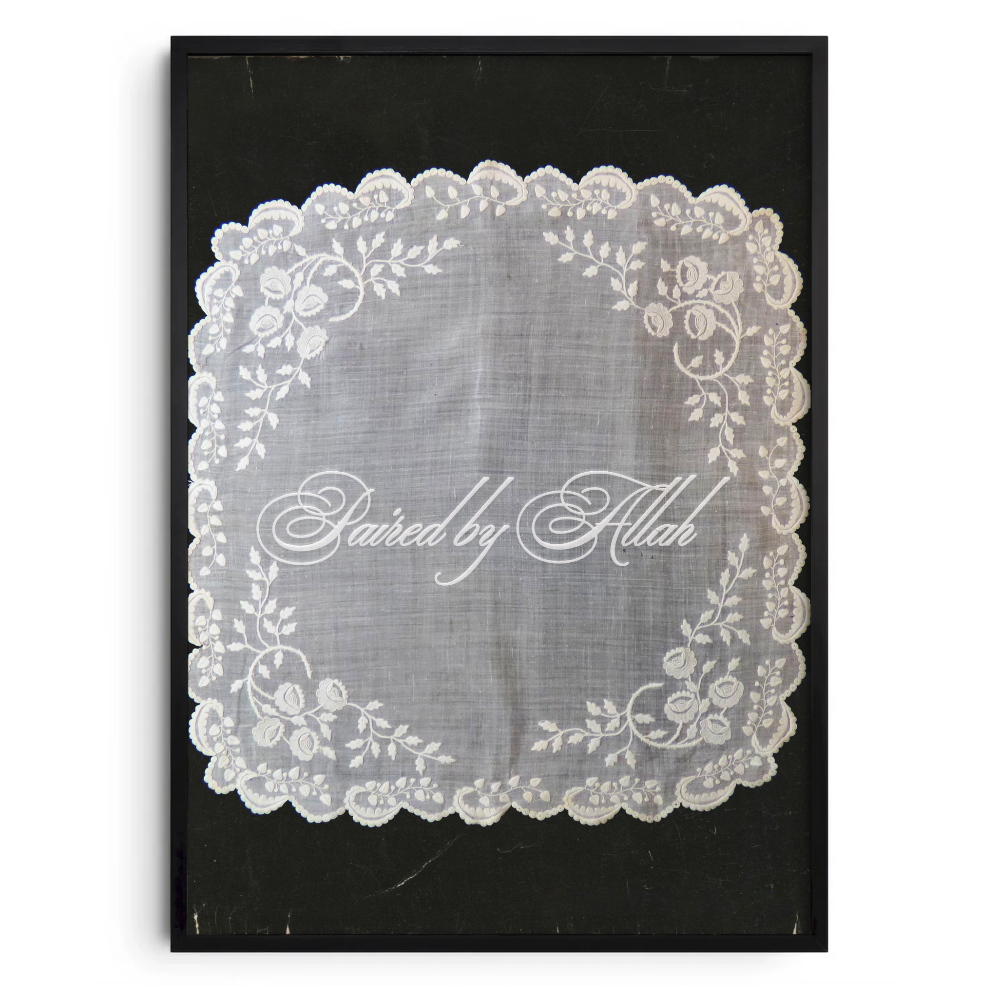 POSTER " Paired by Allah "