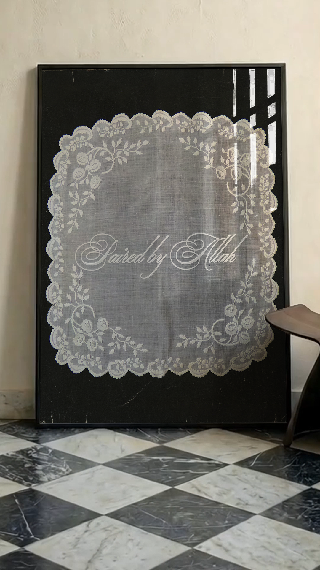 POSTER " Paired by Allah "