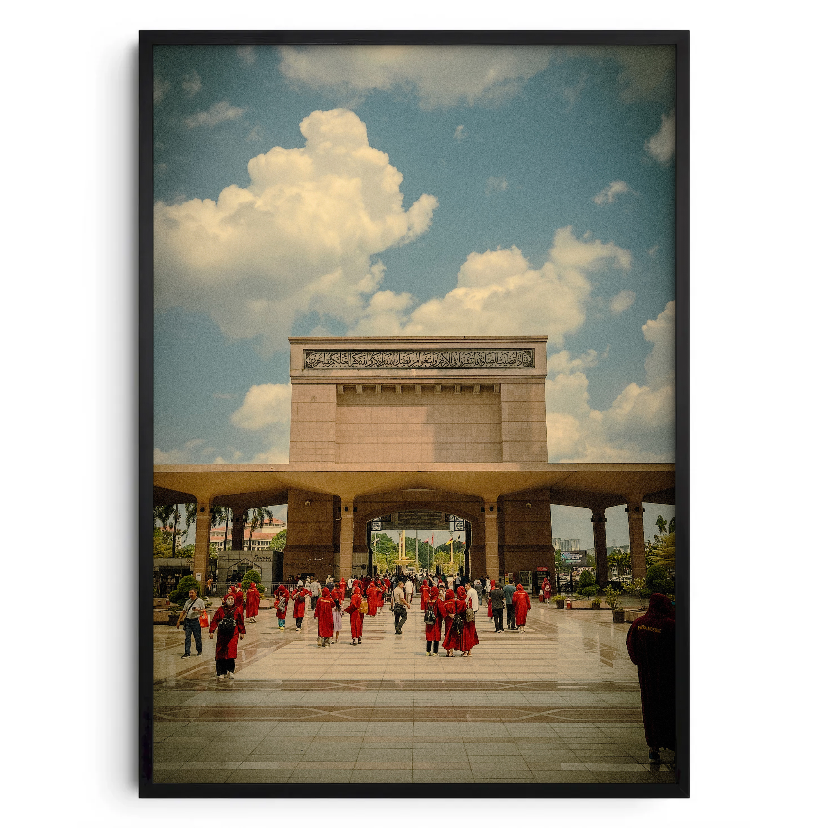 Entrée Mosquée Putra - Putrajaya