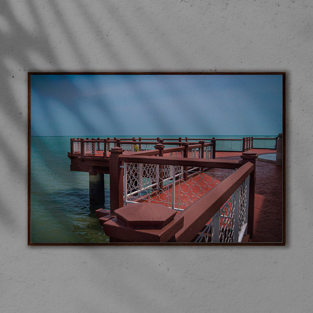 Vue Sur Mer Mosquée Selat Melaka