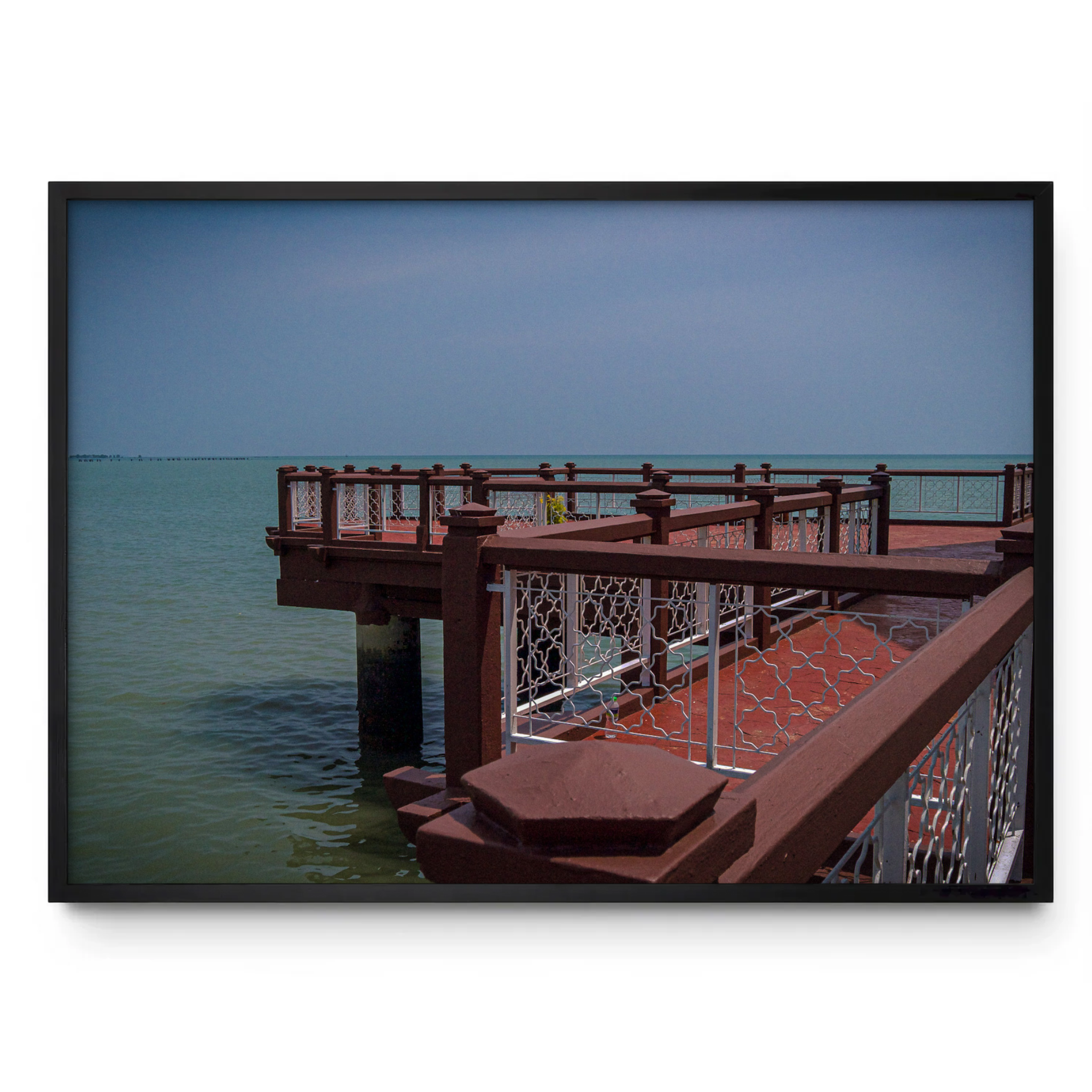 Vue Sur Mer Mosquée Selat Melaka