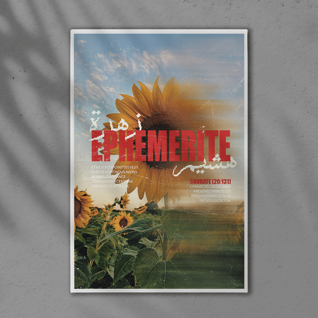 POSTER "L'éphémérité"
