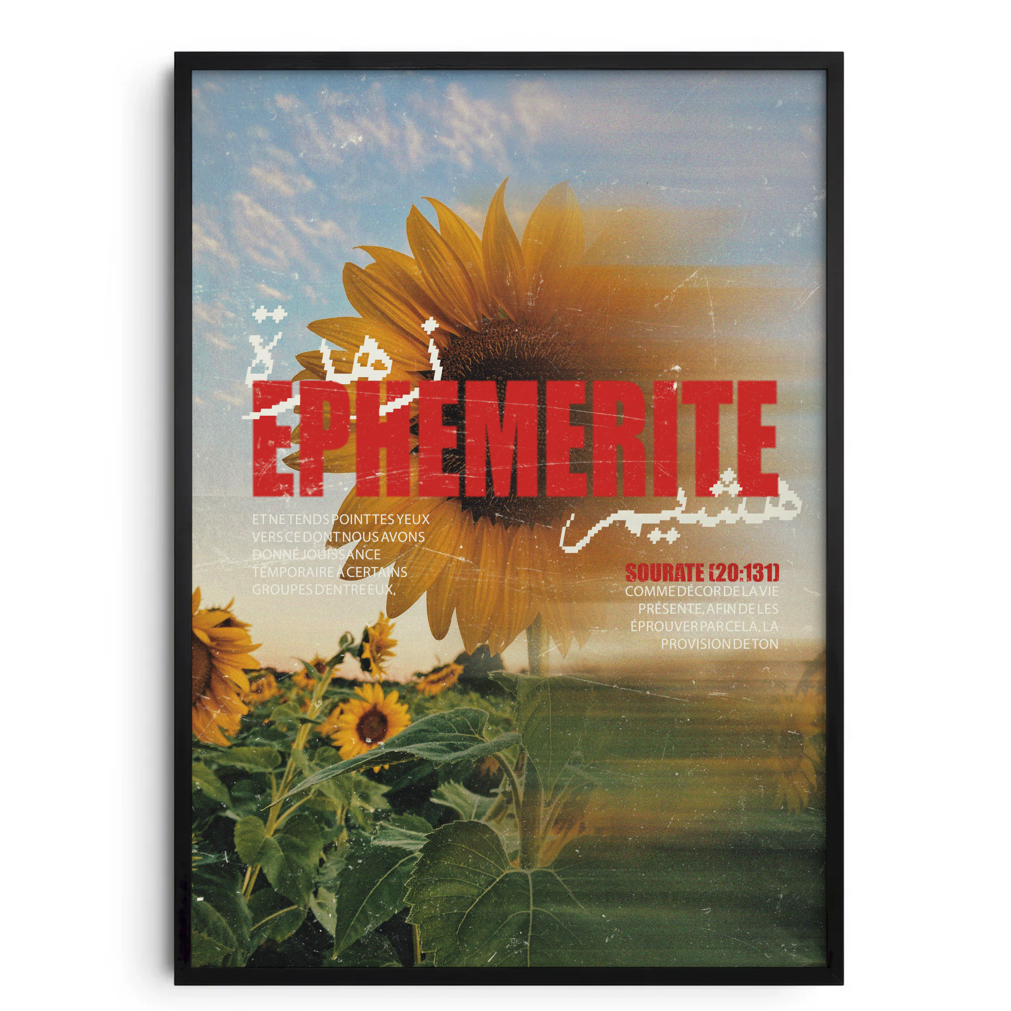 POSTER "L'éphémérité"