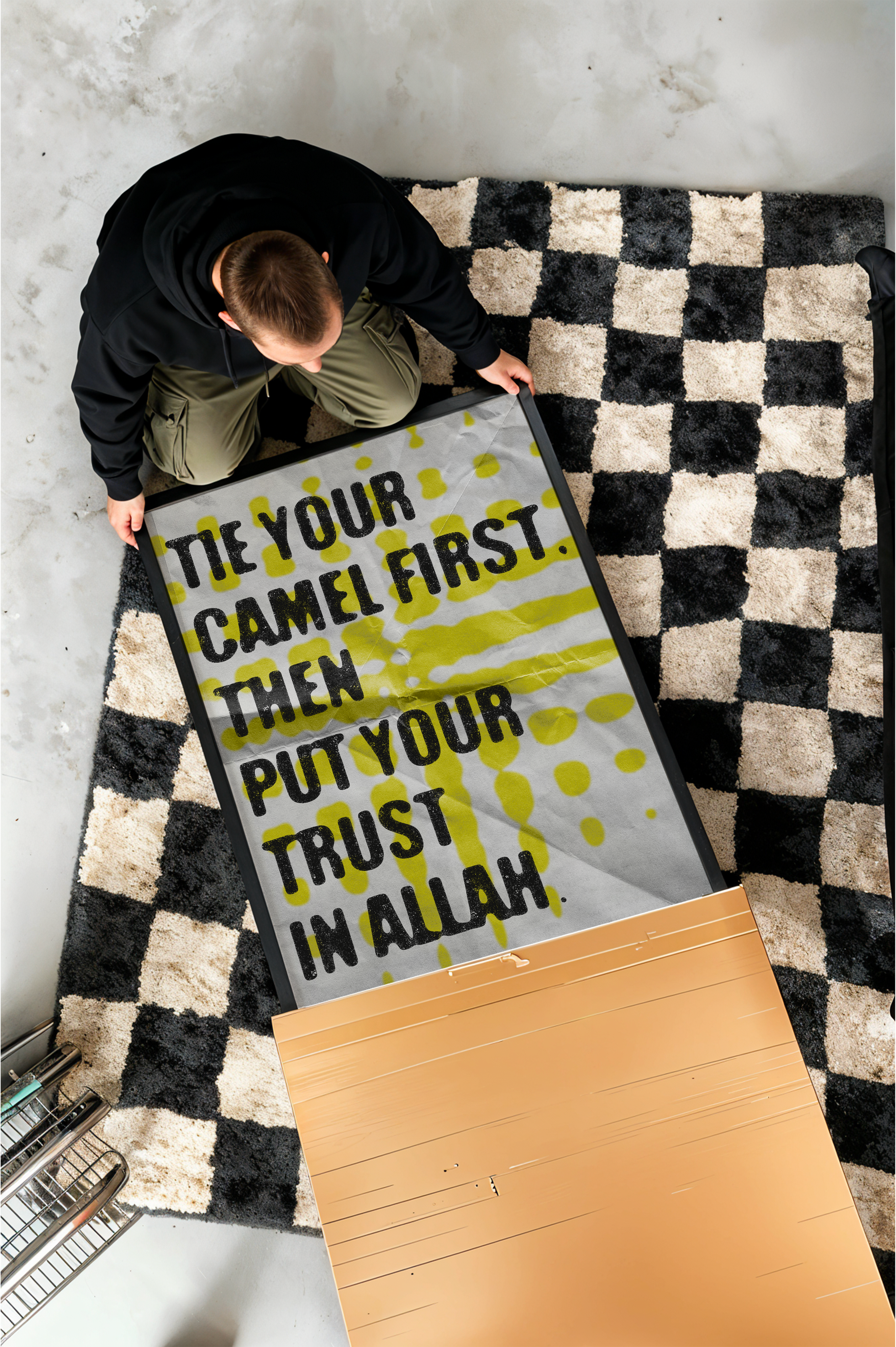 POSTER " Trust in Allah "