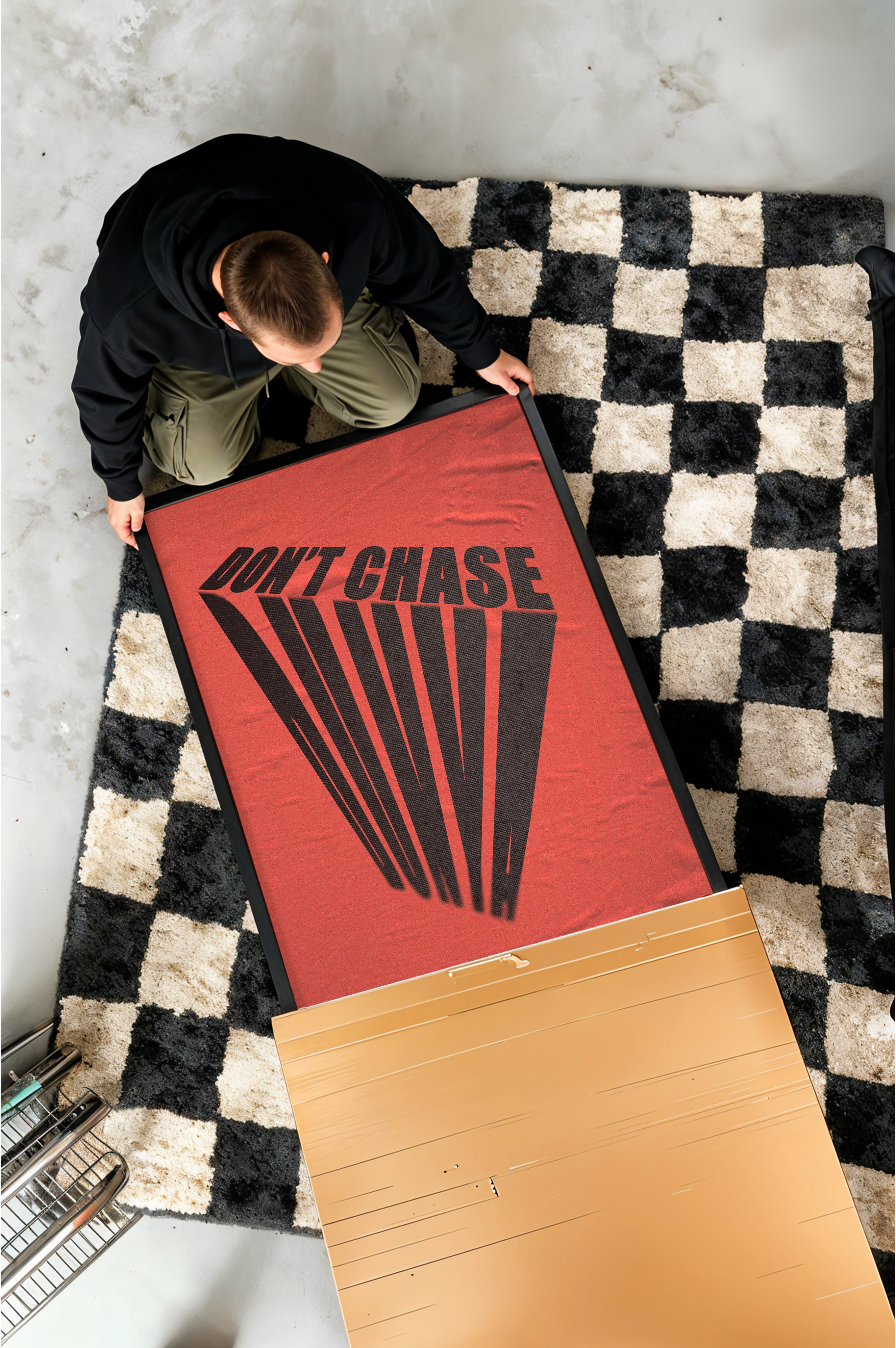 POSTER " Don't chase Dunya "